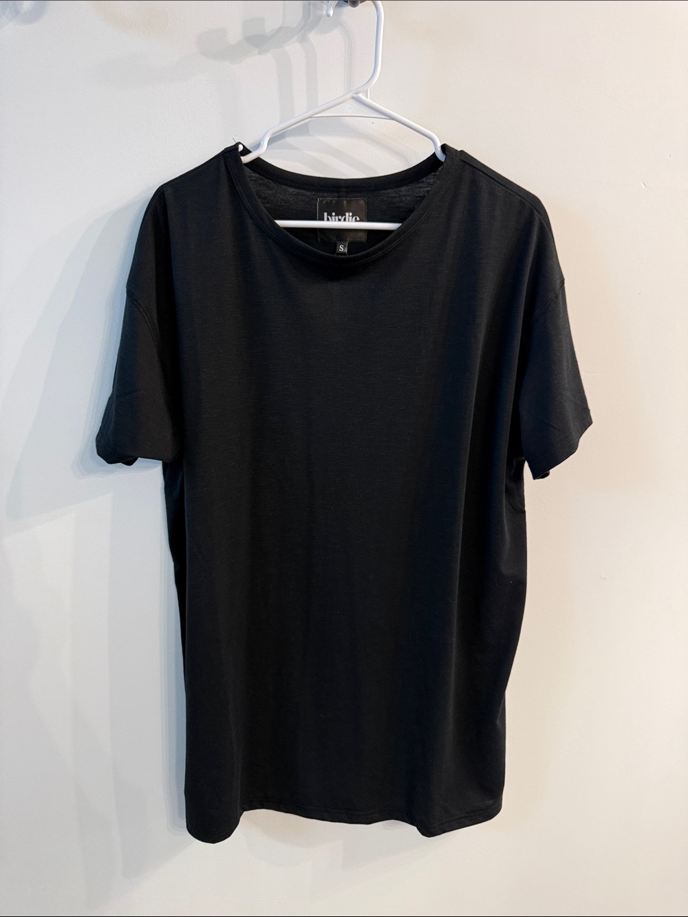 Birdies Black Short-Sleeve shirt dress